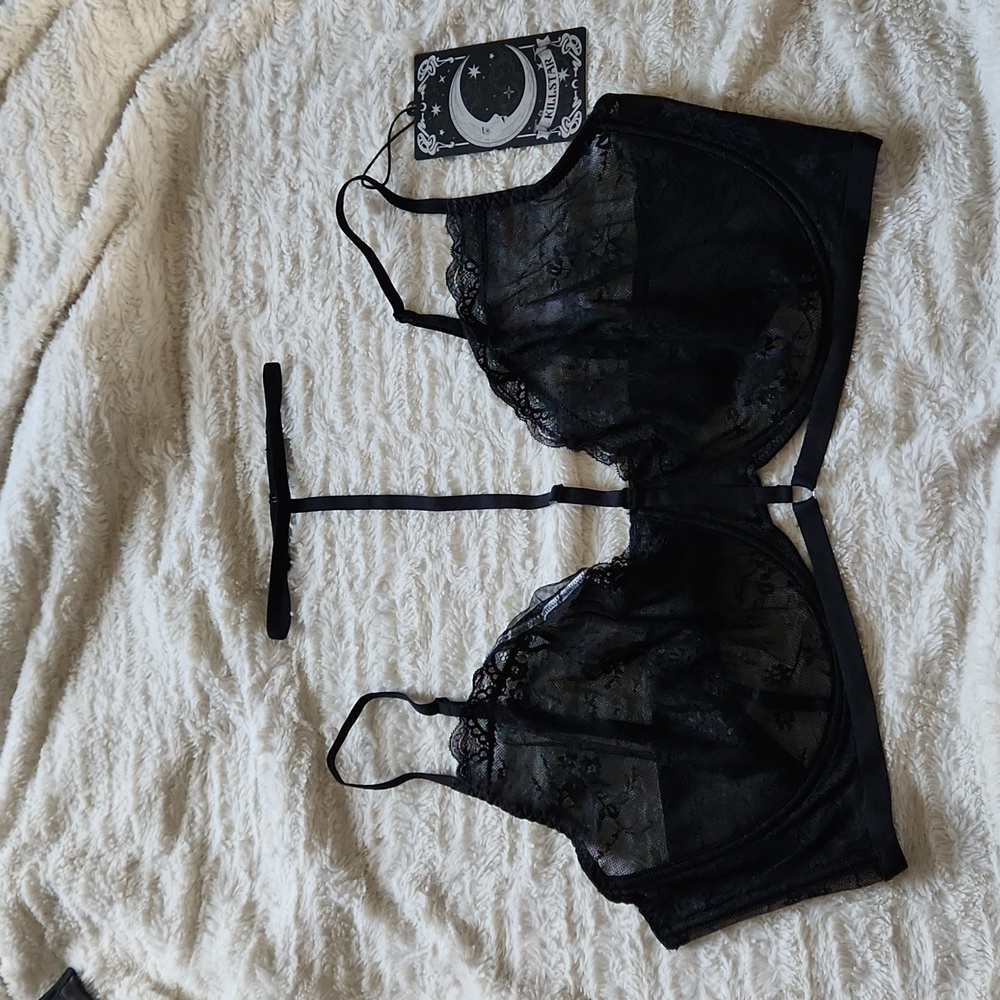 Killstar Sheer Evil Bra Plus Size 4XL